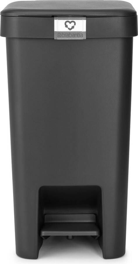Brabantia StepUp Prullenbak Pedaalemmer 16 liter Dark Grey