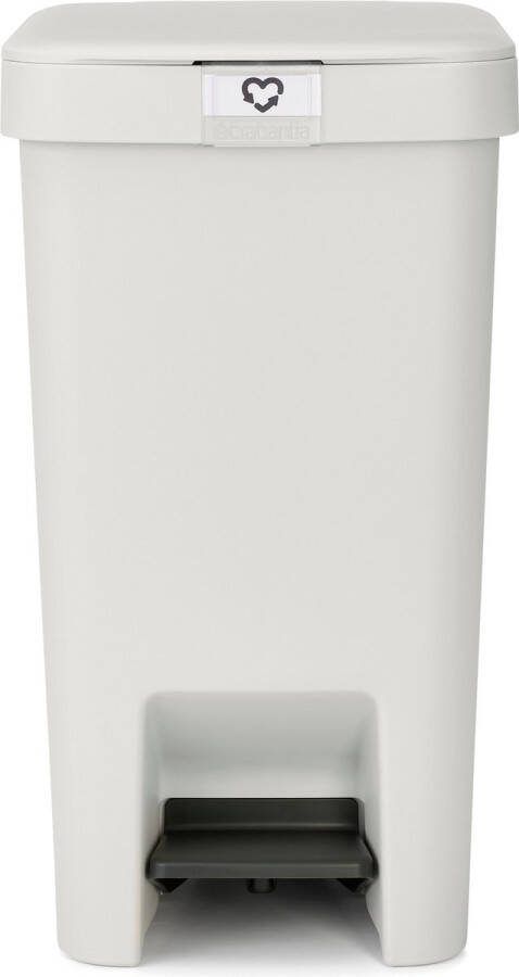 Brabantia StepUp Prullenbak Pedaalemmer 16 liter Light Grey