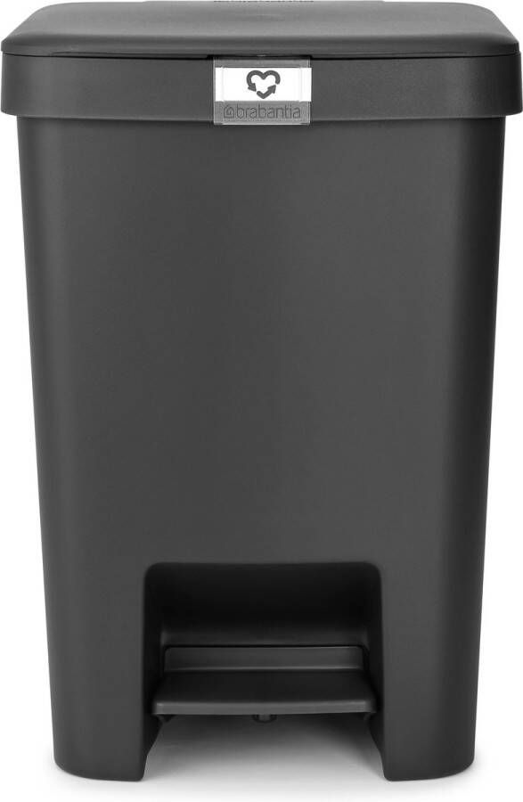 Brabantia StepUp Prullenbak Pedaalemmer 25 liter Dark Grey