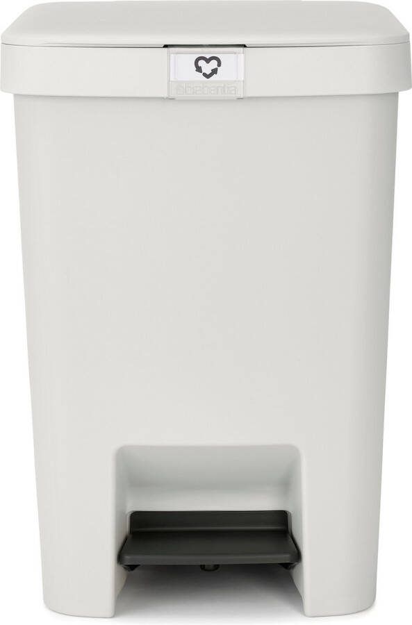 Brabantia StepUp Prullenbak Pedaalemmer 25 liter Light Grey