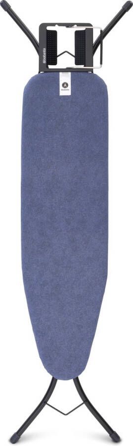 Brabantia Strijkplank A met Strijkijzerhouder 110 x 30 cm Denim Blue