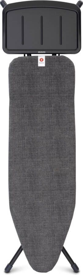 Brabantia Strijkplank B 124x38 cm Denim Black met solide stoomunithouder - Foto 2