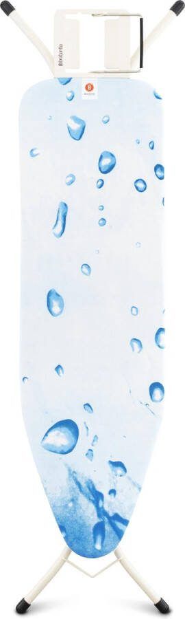 Brabantia strijkplank B met strijkijzerhouder 124x38 cm Ice Water
