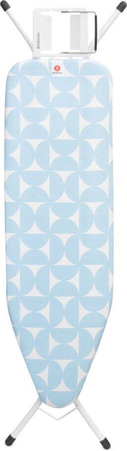 Brabantia Strijkplank B met Strijkijzerhouder 124 x 38 cm Fresh Breeze