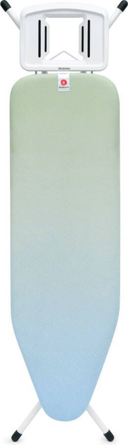 Brabantia Strijkplank B met Strijkijzerhouder 124 x 38 cm Soothing Sea