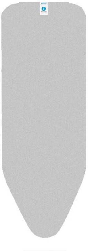 Brabantia strijkplankhoes C 124x45 cm 2 mm schuim metallic