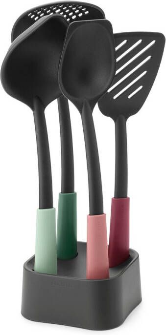 Brabantia Tasty+ Keukengerei Set met Houder 4-delig Mixed Colours