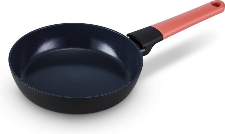 Brabantia TASTY+ Koekenpan Ø 20 cm keramische PFAS-vrije antiaanbaklaag terracotta red