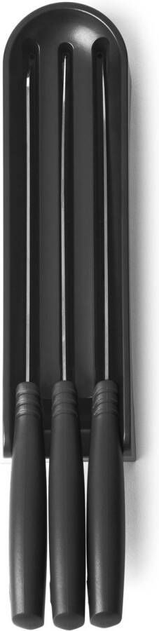Brabantia Tasty+ lade messenblok plus 3 messen Dark Grey