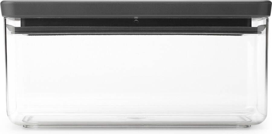 Brabantia Tasty+ Voorraadbus Stapelbaar 1 5 l Dark Grey