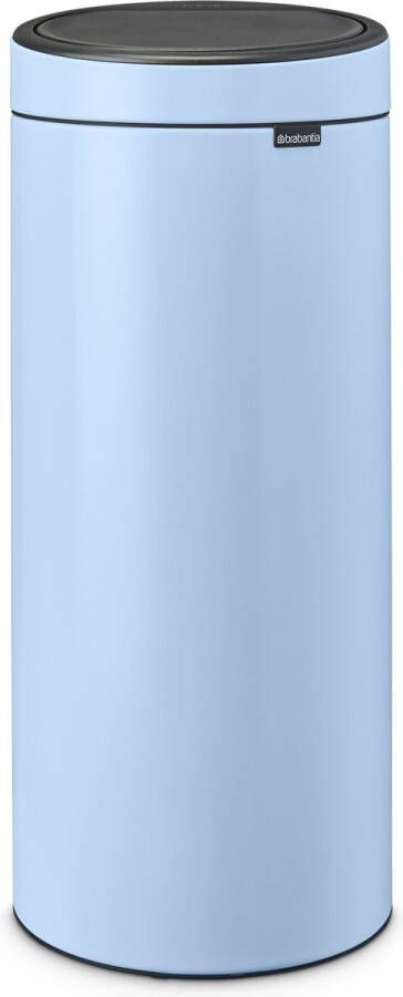 Brabantia Touch Bin afvalemmer 30 liter met kunststof binnenemmer Dreamy Blue