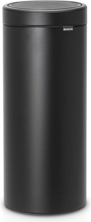 Brabantia Touch Bin New afvalemmer 30 liter mineral moonlight black