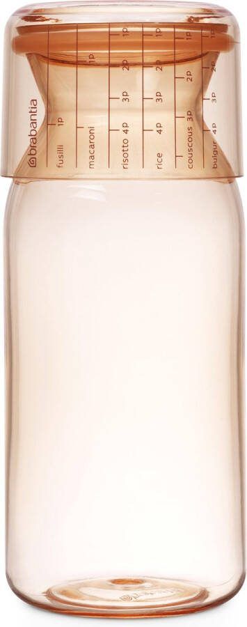 Brabantia Voorraadbus met Maatbeker 1 3 l Pink