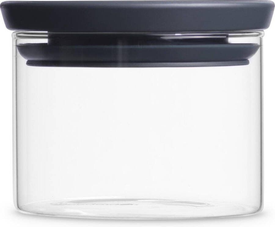 Brabantia stapelbare voorraadpot 0 3 liter Glas