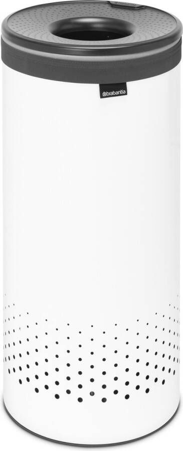 Brabantia Wasbox 35 liter White Dark Grey kunststof deksel