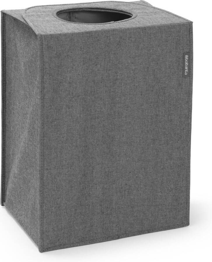 Brabantia Wastas 55 Liter Rechthoekig Pepper Black zwart