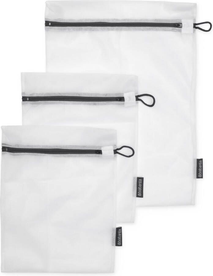Brabantia Waszakjes in 2 maten White Grey (set van 3)