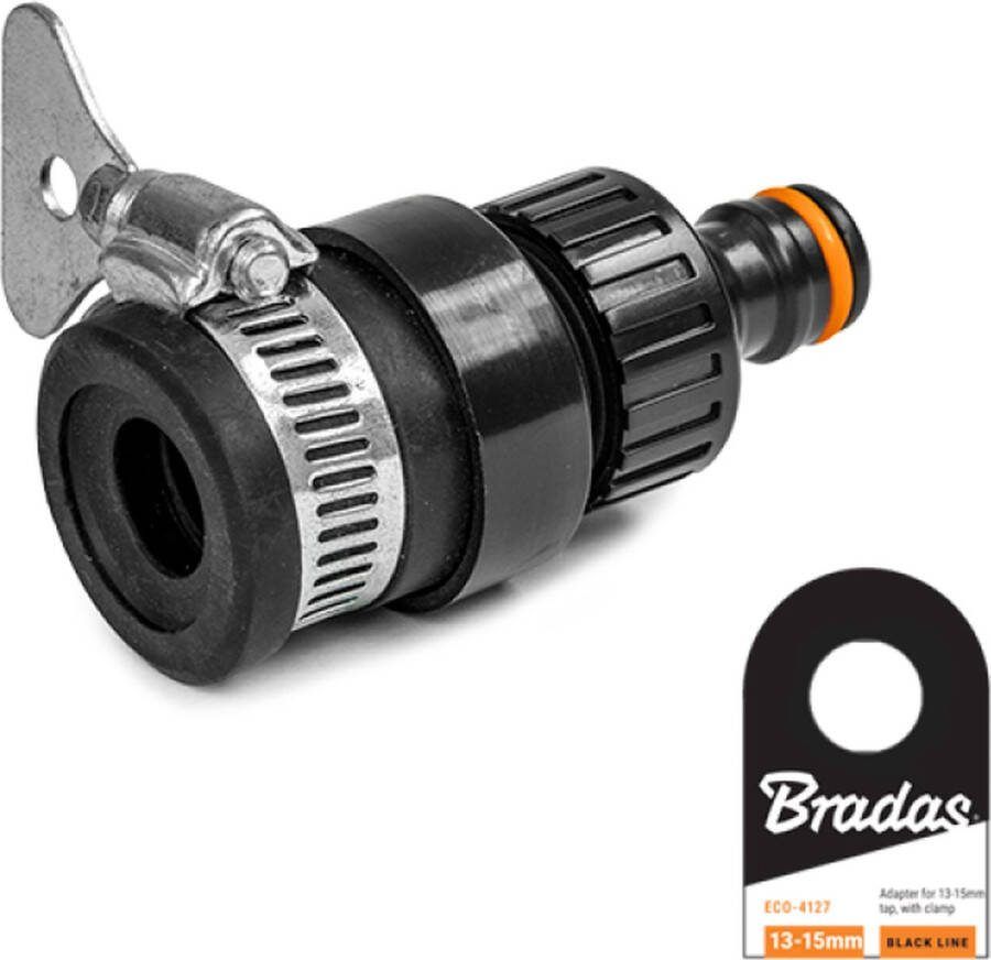 Bradas Universele Waterdief 13 – 15mm Kraanstuk Adapter binnenkraan Ook geschikt voor Gardena Slangkoppeling