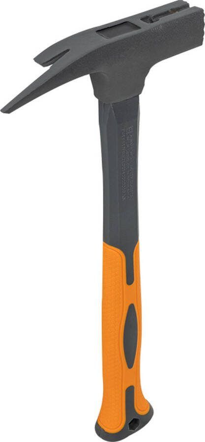 Bradas Lathamer 600g Hamer Duurzaam met Fiberglas Handvat Antislip Greep & Magnetische Spijkerhouder