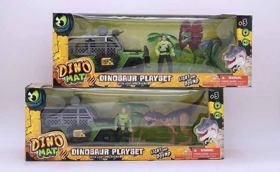 Braet Dinosaurus speelset 1 wagen 1 Figuur + Accessoires
