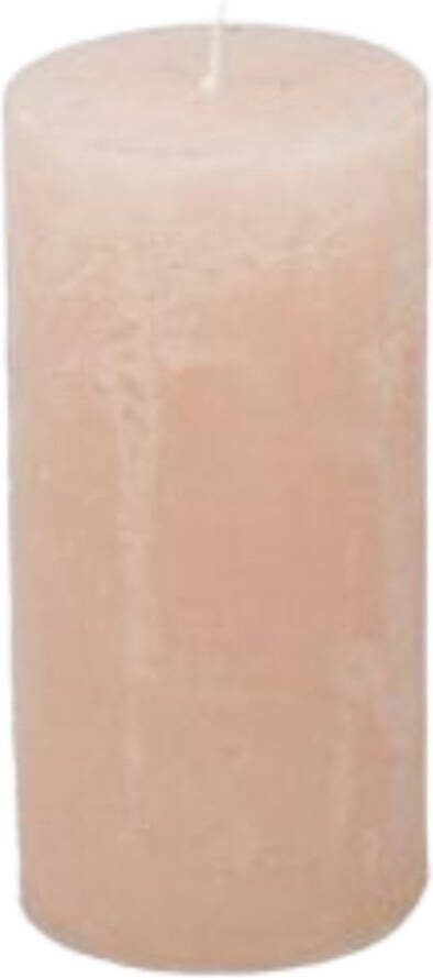 Branded by Kaarsen 'Pillar' (Ø5cm x 10cm) Beige (set van 9)