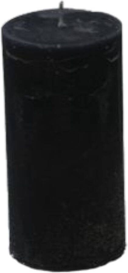 Branded by Kaarsen 'Pillar' (Ø5cm x 10cm) Black (set van 9)