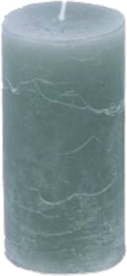Branded by Kaarsen 'Pillar' (Ø5cm x 10cm) Stormy Sea (set van 9)