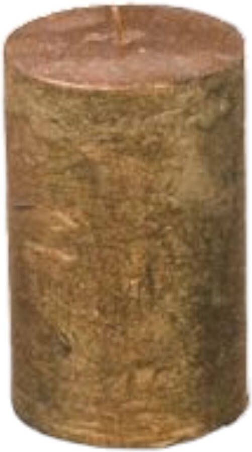 Branded by Kaarsen 'Pillar' (Ø5cm x 8cm) Copper (set van 9)