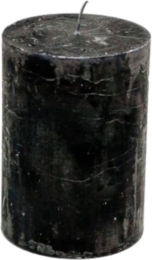 Branded by Kaarsen 'Pillar' (Ø7cm x 10cm) Black (set van 6)