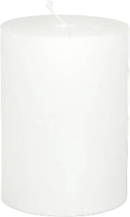 Branded by Kaarsen 'Pillar' (Ø7cm x 10cm) White (set van 6)
