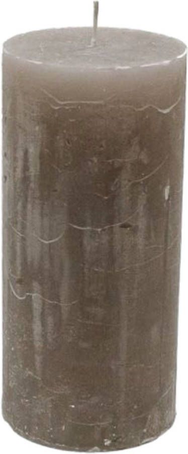 Branded by Kaarsen 'Pillar' (Ø7cm x 15cm) Stone (set van 6)