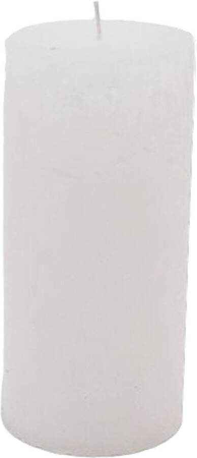 Branded by Kaarsen 'Pillar' (Ø7cm x 15cm) White (set van 6)
