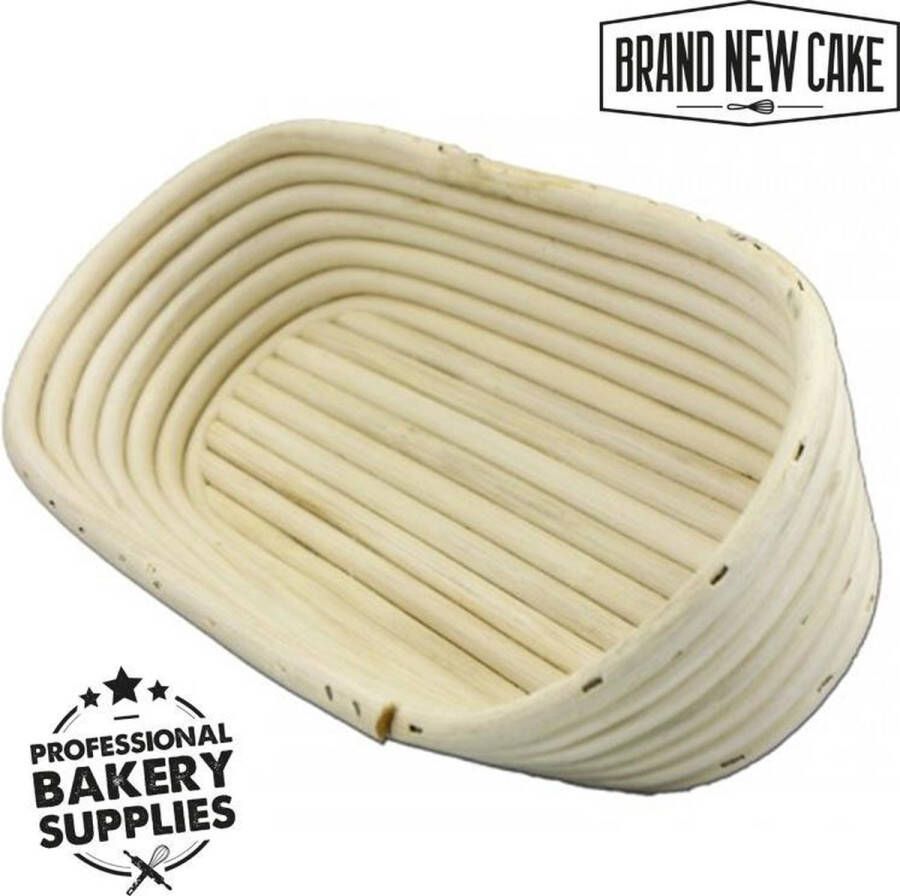 Brand New Cake BrandNewCake Rijsmandje Riet Ovaal 1000g (33x13 5cm) Banneton voor Deeg Rijzen en Brood Bakken