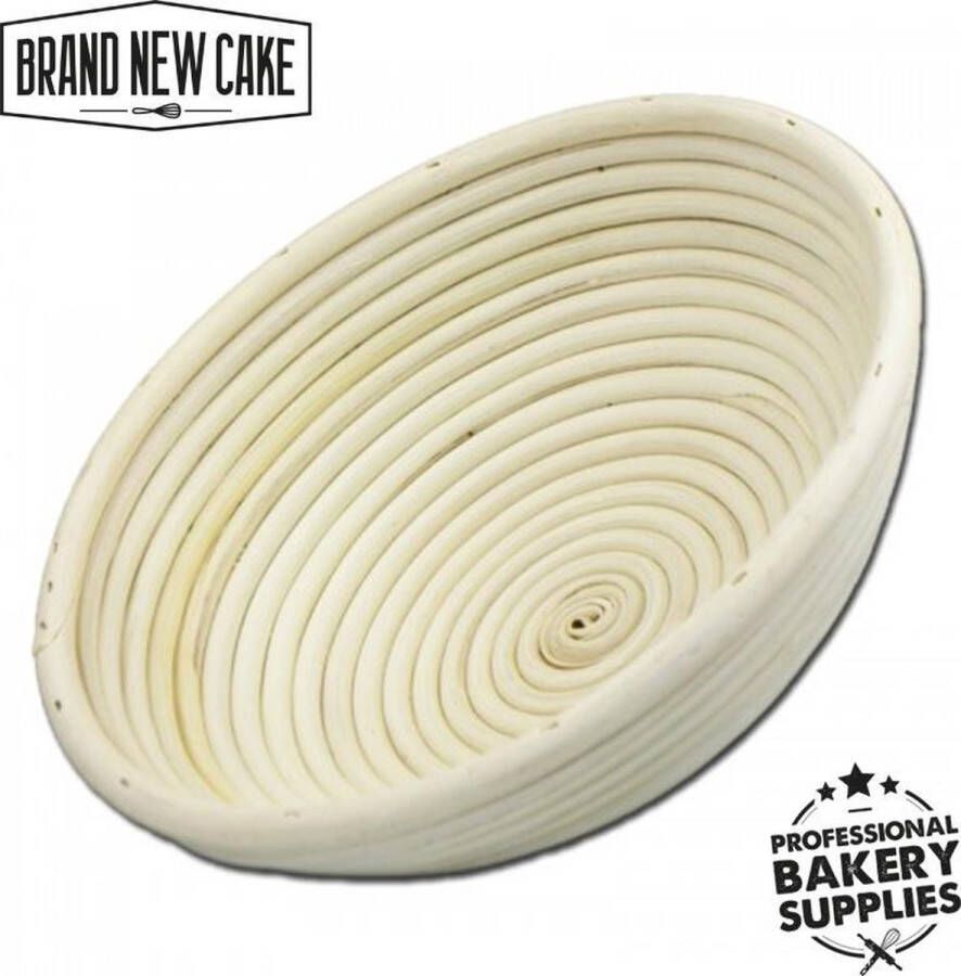 Brand New Cake BrandNewCake Rijsmandje Riet Rond Ø27cm (1000 tot 1400 gram deeg) Banneton voor Deeg Rijzen en Brood Bakken