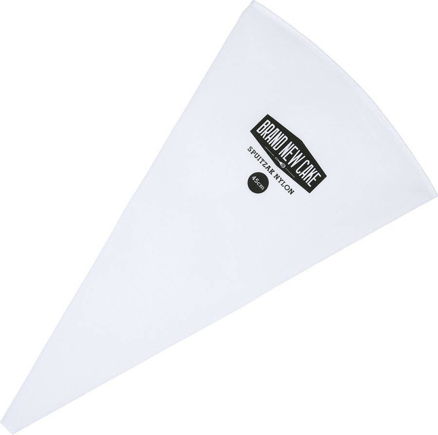 BrandNewCake Spuitzak Nylon 45cm Herbruikbare Spuitzak Duurzam Afwasbaar Wit