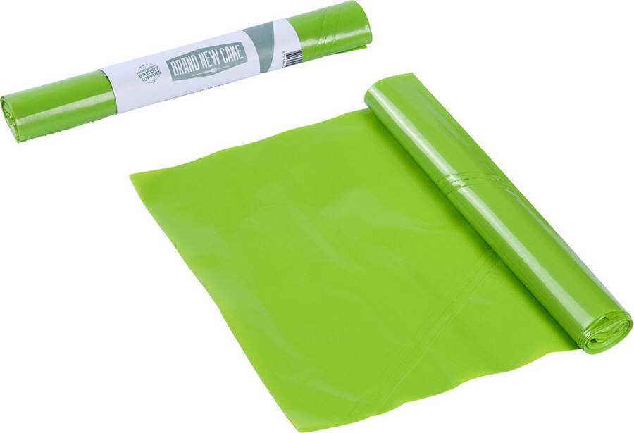 BrandNewCake Wegwerp Spuitzak 40cm Spuitzakken Groen Rol van 20 Stuks Stevige Garneerspuit