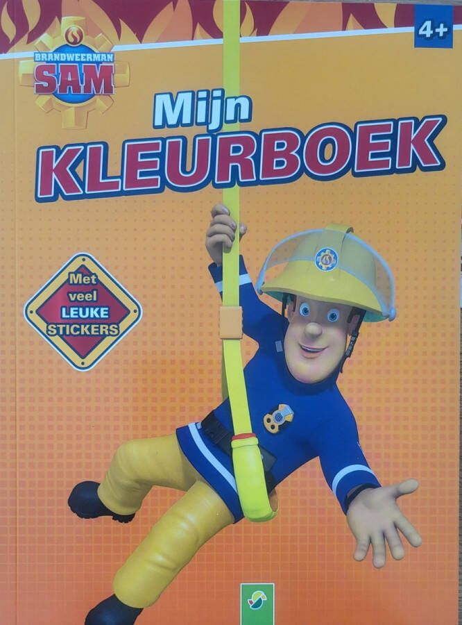 Brandweerman Sam Kleurboek met veel leuke stickers 96 bladzijdes met kleurplaten om te kleuren en plakken