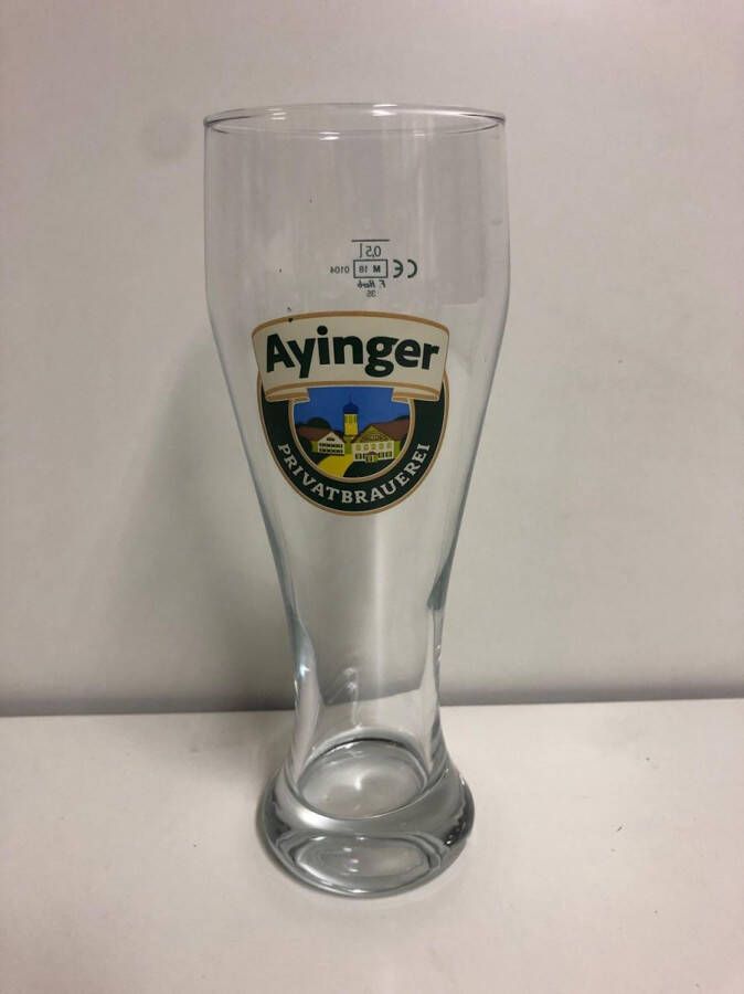 Brasserie Ayinger 3x 50cl Ayinger Weissbier Weizen bierglas bier glas glazen bierglazen bokaal bokalen