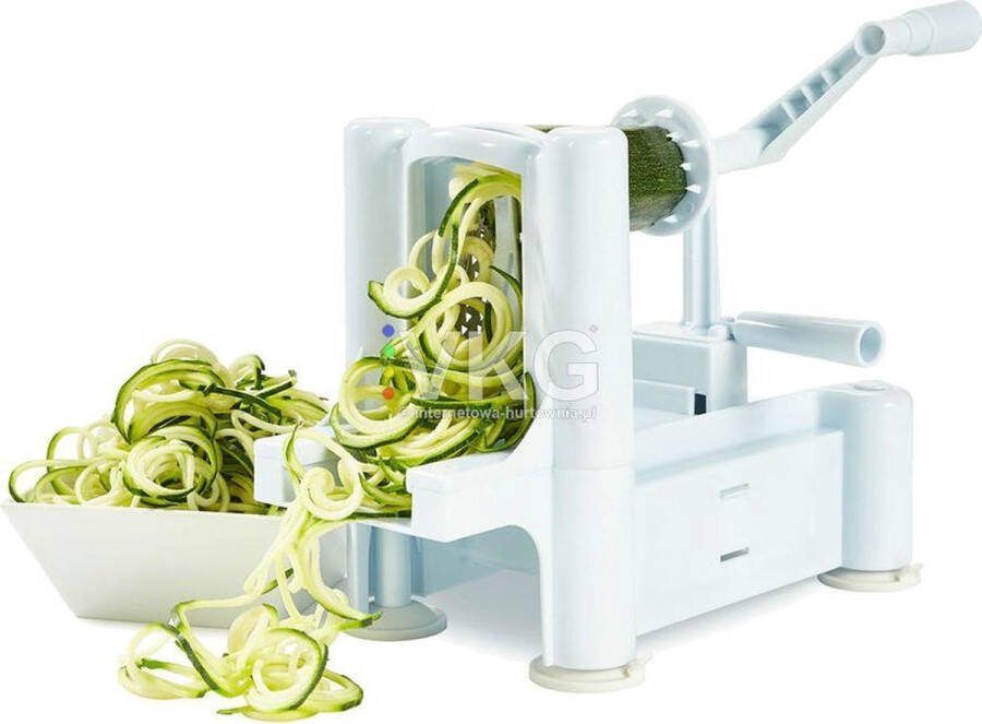 Brauch Spiraalsnijder met Puntenslijper voor Groente Aardappel Spaghetti Courgette Snijder & Groentesnijmachine RVS