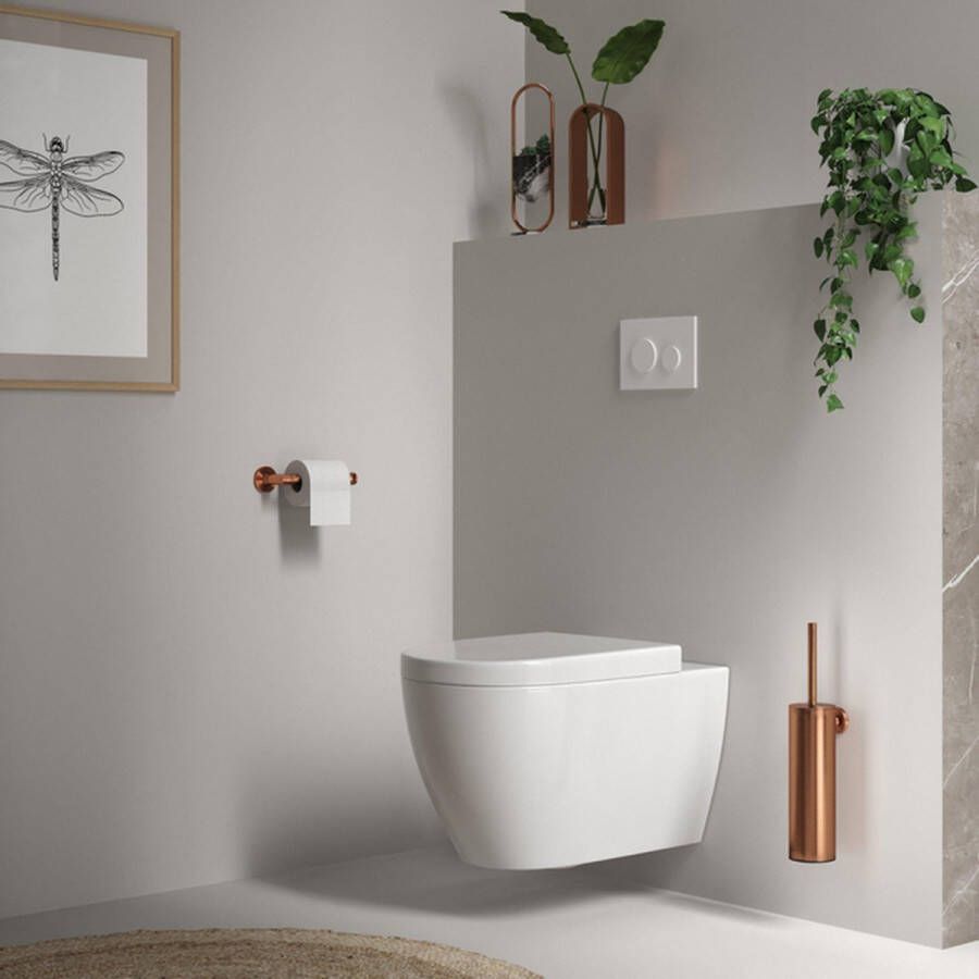 Brauer Copper Edition Toiletrolhouder PVD geborsteld koper