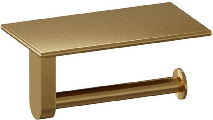 Brauer toiletrolhouder 18cm Goud geborsteld