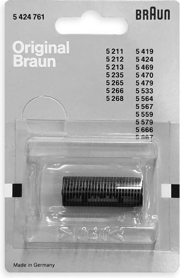 Braun 424 messenblok voor scheerapparaat scheerkop nr. 5424761