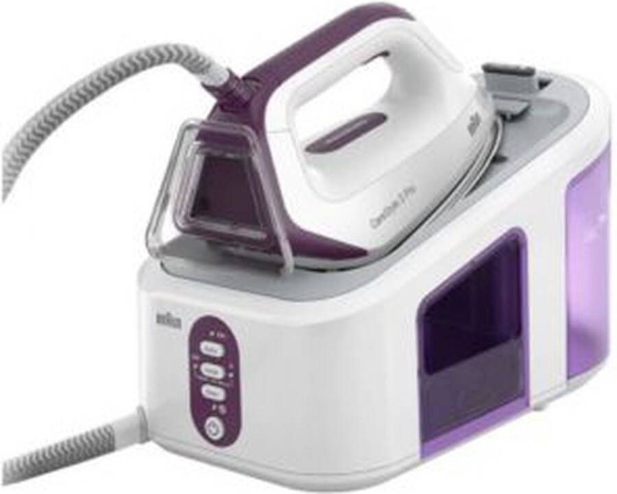 Braun Stoomstrijksysteem CareStyle 3 IS3155VI violet max. stoomstoot 430g min achteruit strijken over knopen