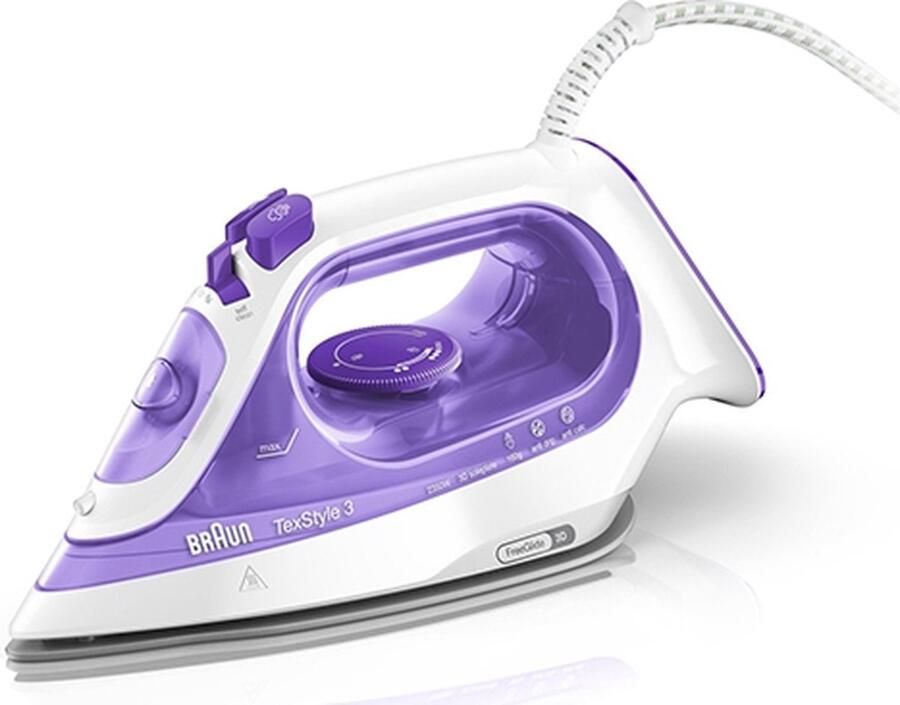 Braun Stoomstrijkijzer TexStyle 3 SI 3042 VI Anti-kalk-systeem