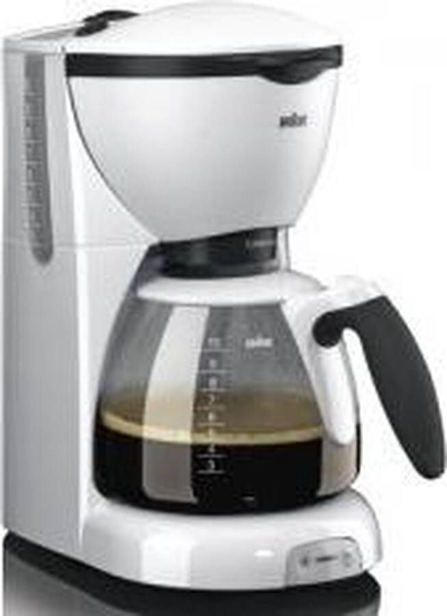 Braun Café House PurAroma Plus KF 520 1 WH Filter-koffiezetapparaat- Wit