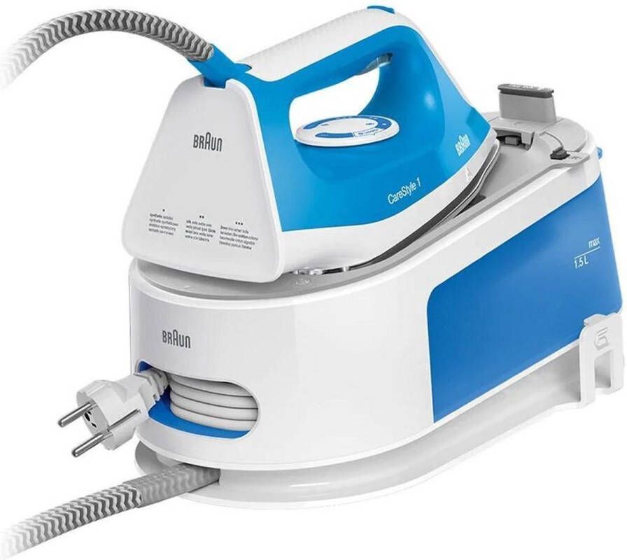 Braun CareStyle 1 IS 1012 BL Stoomgenerator Blauw Wit