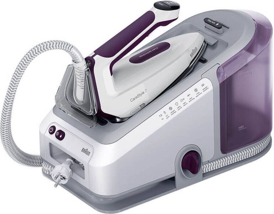 Braun CareStyle 7 IS 7266 VI 2700 W 550 g min EloxalPlus soleplate 7 5 bar 2 l 160 g min