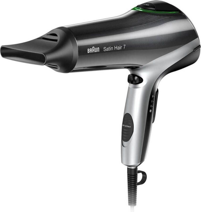 Braun Satin Hair 7 BRHD710E Föhn IONTEC technologie 3 temperaturen 2 snelheden Coolshot Extra smalle blaasmond