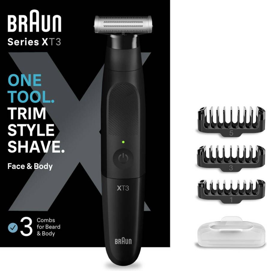 Braun Baard en haar trimmer XT3100