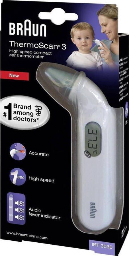 Braun Personal Care Braun IRT3030 ThermoScan 3 thermometer - Foto 3